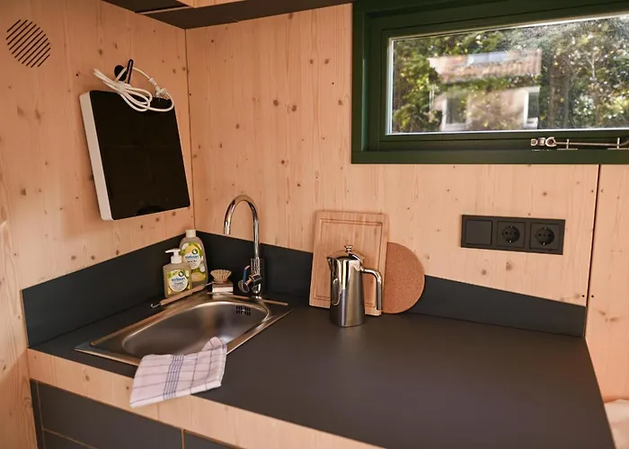 Sleep Space 1 - Green&tiny Spot Birkenmuehle Feriehus *